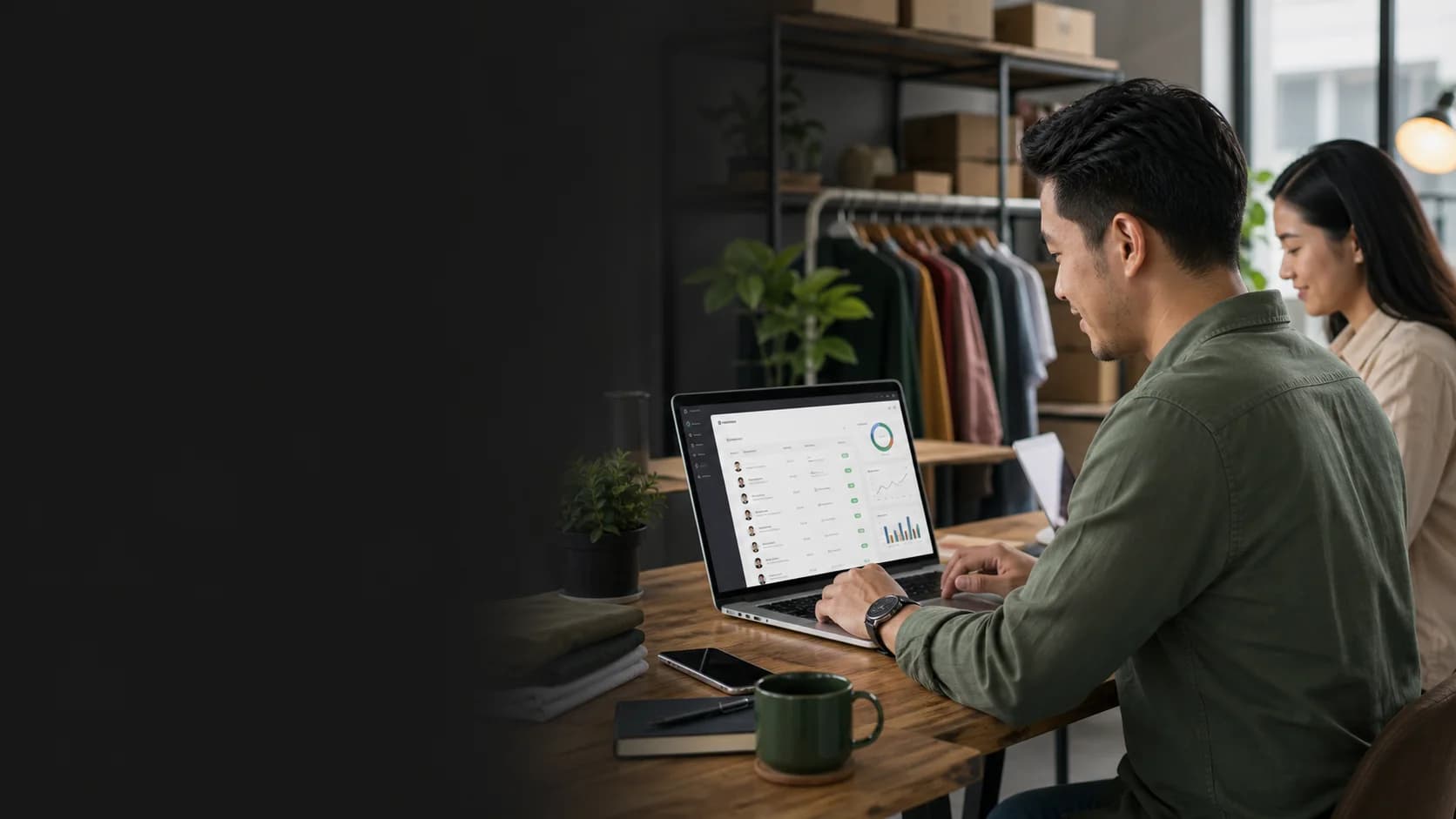 Tim bisnis mengelola campaign pesan dari dashboard Wasik